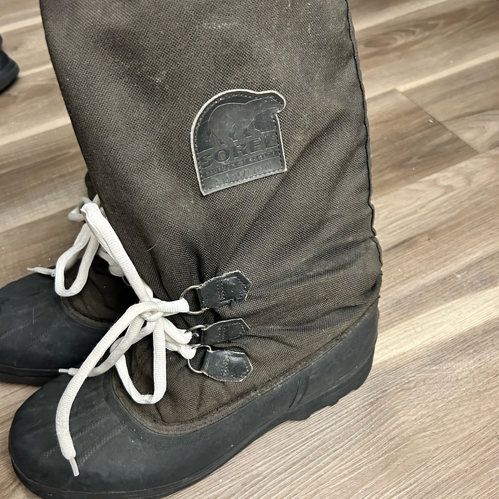 Sorel Black and Brown Men's Boots